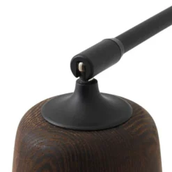 NEW WORKS -lattiavalaisin, materiaali: lattiavalaisin, ruskea/musta