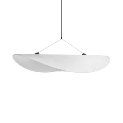 New Works LED-riippuvalaisin Tense, halkaisija 70 cm, valkoinen