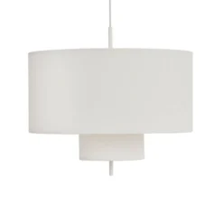 NEW WORKS Margin-riippuvalaisin, Ø 70 cm, valkoinen, E27
