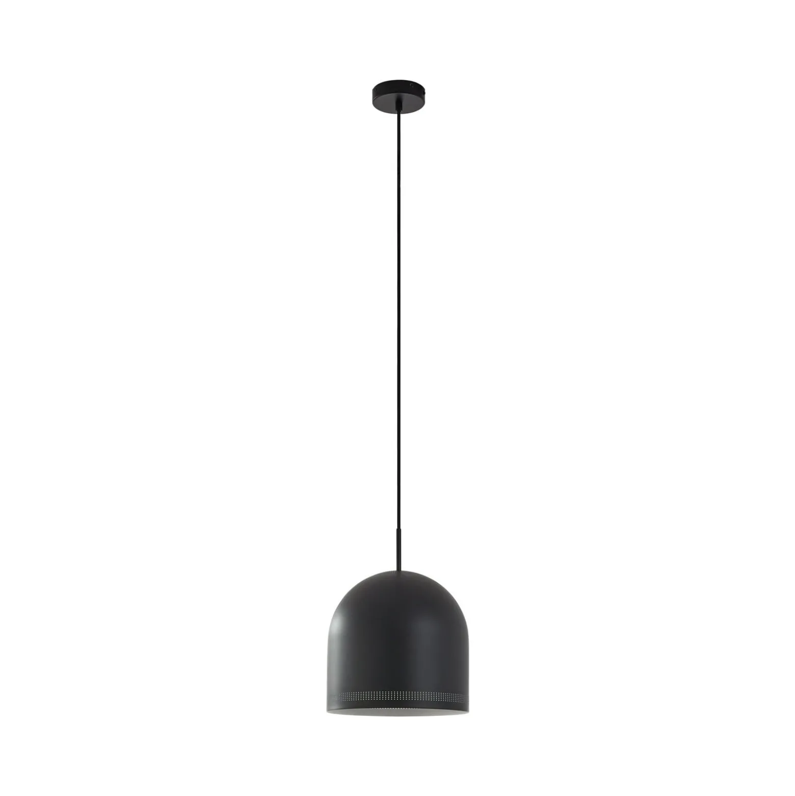 NOLA Oura-riippuvalaisin, Ø 25 cm, musta, rauta, E27