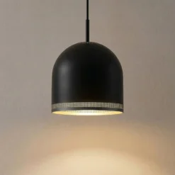 NOLA Oura-riippuvalaisin, Ø 25 cm, musta, rauta, E27