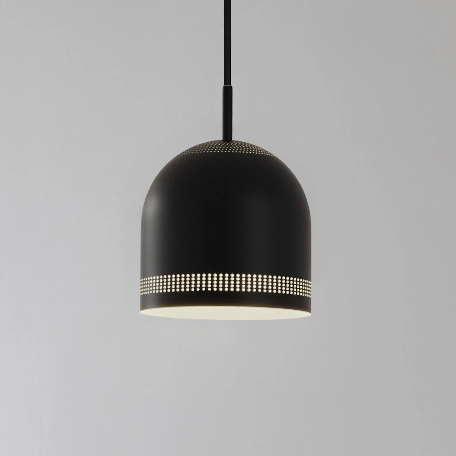 NOLA Oura-riippuvalaisin, Ø 15 cm, musta, rauta, E27