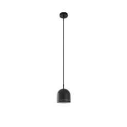 NOLA Oura-riippuvalaisin, Ø 15 cm, musta, rauta, E27