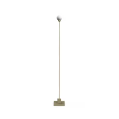 Northern LED-akku-lattiavalaisin Snowball, harmaanbeige, 2700 K