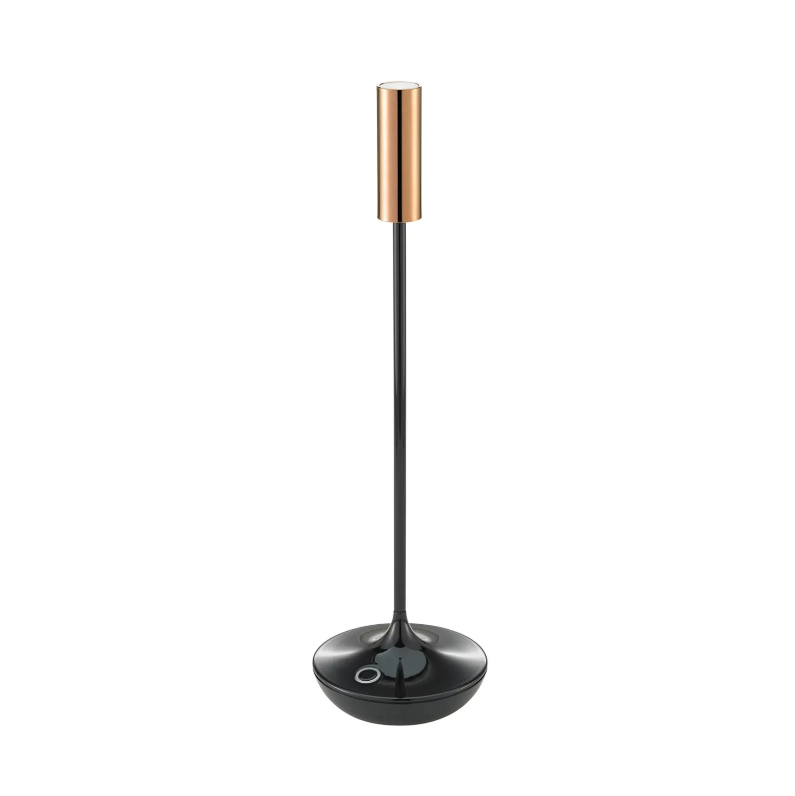Nucandle LED ladattava pöytävalaisin, musta/kupari, IP54, himmennettävä