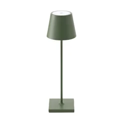 Nuindie LED ladattava pöytävalaisin, USB-C, kuusenvihreä, IP54,