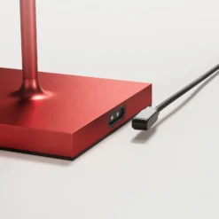 Nuindie mini LED ladattava pöytävalaisin, Easy Connect, punainen,