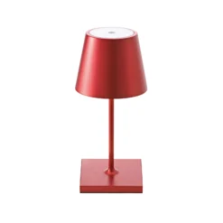 Nuindie mini LED ladattava pöytävalaisin, Easy Connect, punainen,