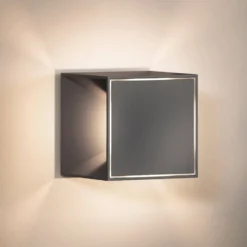 Nutalis mini LED ladattava pöytävalaisin, grafiitti, IP54, himmennettävä