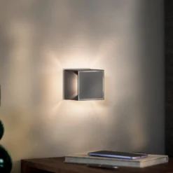 Nutalis mini LED ladattava pöytävalaisin, grafiitti, IP54, himmennettävä