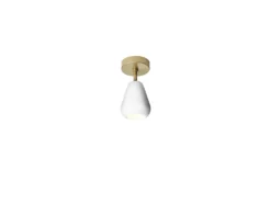 Nuura kattokohdevalo Anoli spotti Surface korkeus 20 cm kulta/valkoinen