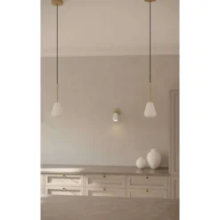 Nuura kattokohdevalo Anoli spotti Surface korkeus 20 cm kulta/valkoinen