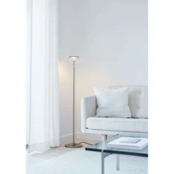 Nuura LED-lattiavalaisin Blossi, korkeus 120 cm, kullanvärinen/kirkas