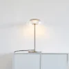Nuura LED-pöytävalaisin Blossi, korkeus 43 cm, kultainen/kirkas