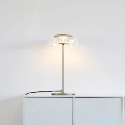 Nuura LED-pöytävalaisin Blossi, korkeus 43 cm, kultainen/kirkas