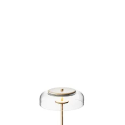 Nuura LED-pöytävalaisin Blossi, korkeus 43 cm, kultainen/kirkas