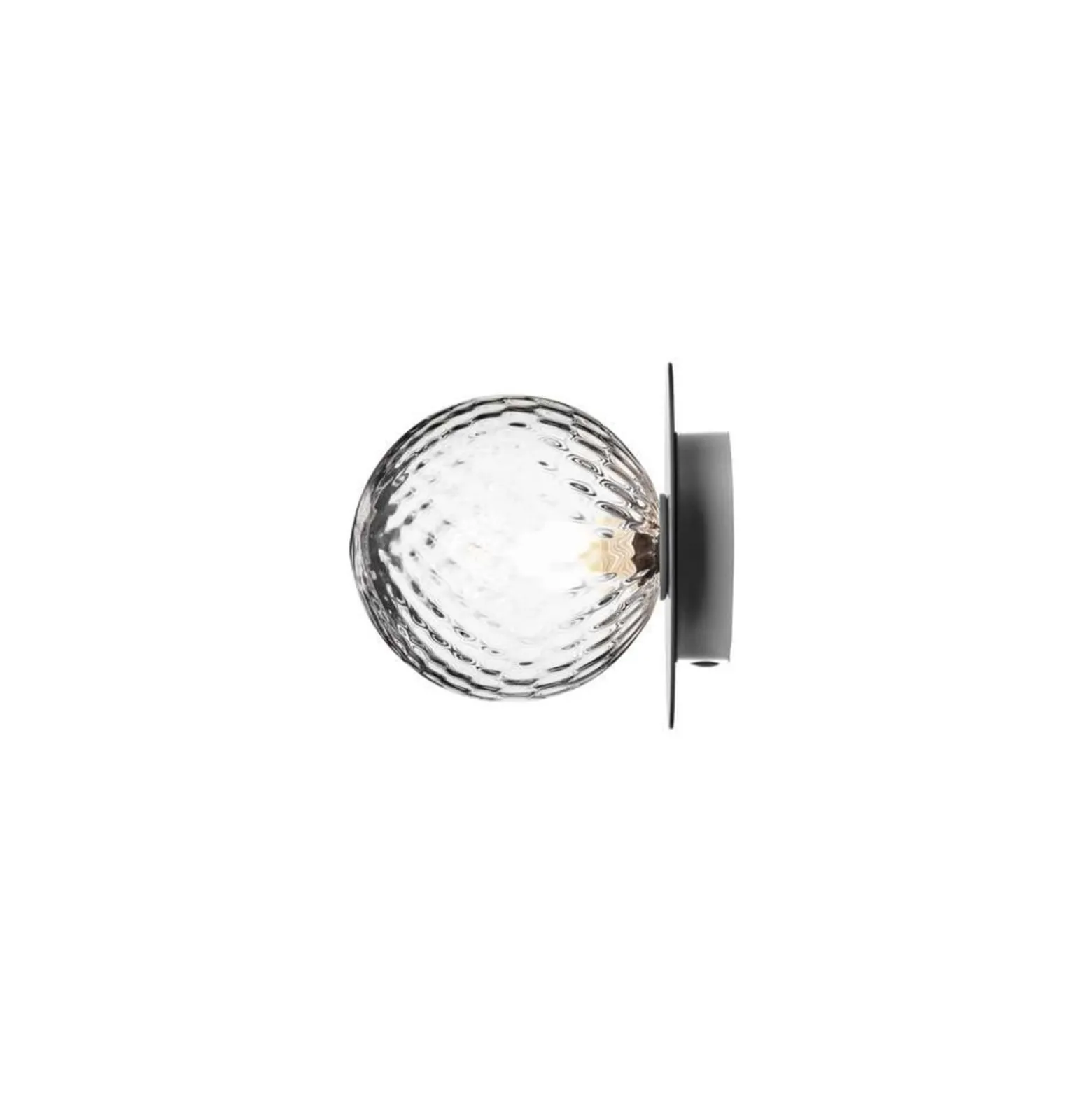 Nuura-seinävalaisin Liila 1 Medium, hopea/kirkas, IP44, G9