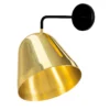 Nyta Tilt Wall Brass -seinävalo seinäkiinnikkeellä