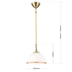 Old Lamp -riippuvalo, tekstiilijohto, 1-lamppuinen