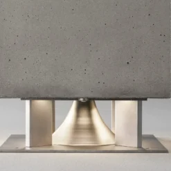 OLEV Cemento -LED-pollarivalo kaiuttimella