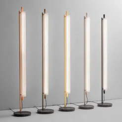 OLEV LED-lattiavalaisin TRISEL, ruskea, metalli, 2700 K, himmennettävä