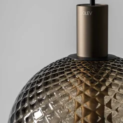 OLEV LED-riippuvalaisin BEAM STICK NUANCE BALLOTON ruskea Ø 20 cm 927