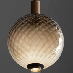 OLEV LED-riippuvalaisin BEAM STICK NUANCE BALLOTON ruskea Ø 20 cm 927