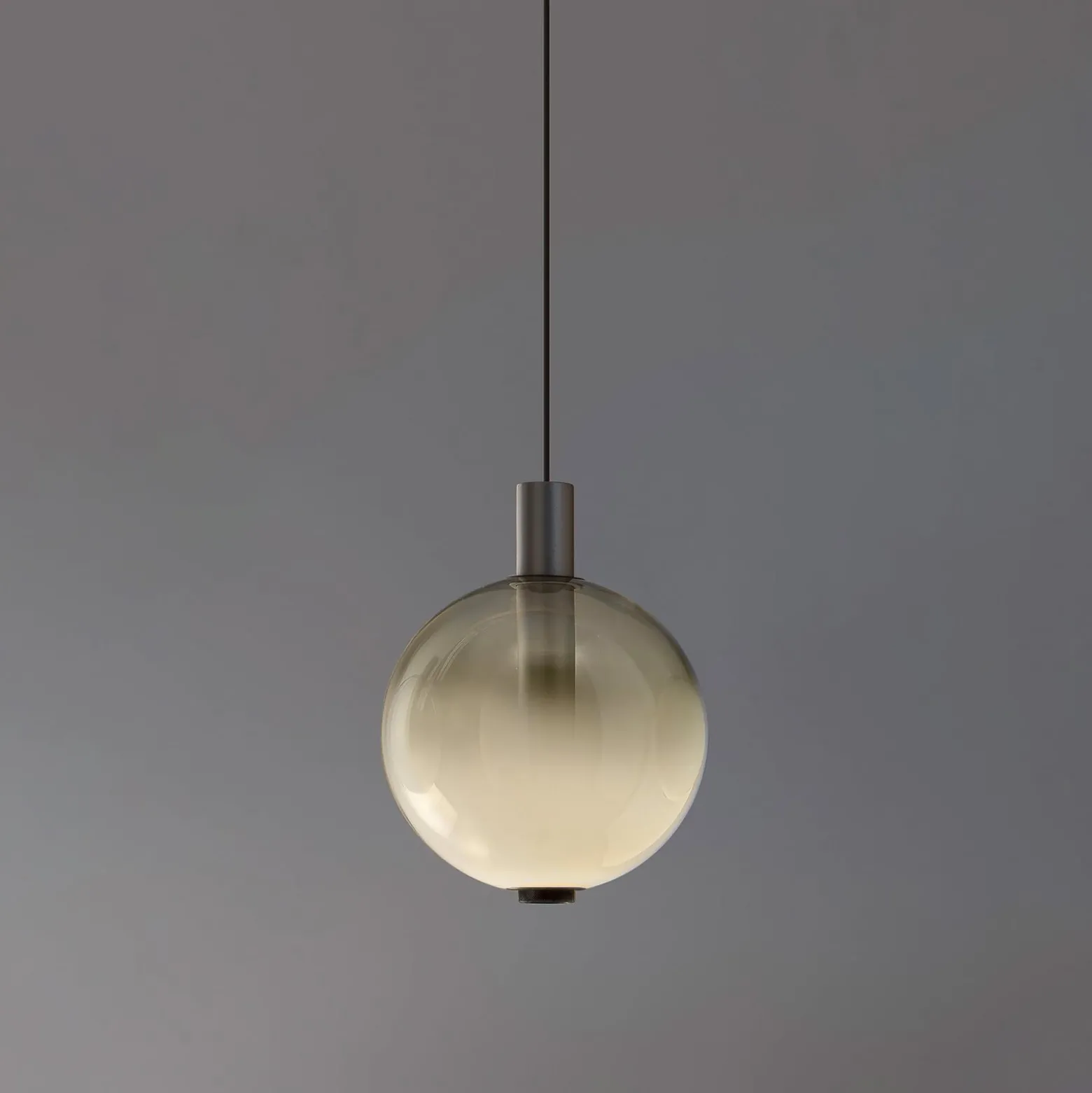 OLEV LED-riippuvalaisin BEAM STICK NUANCE, harmaa, Ø 20 cm, 927