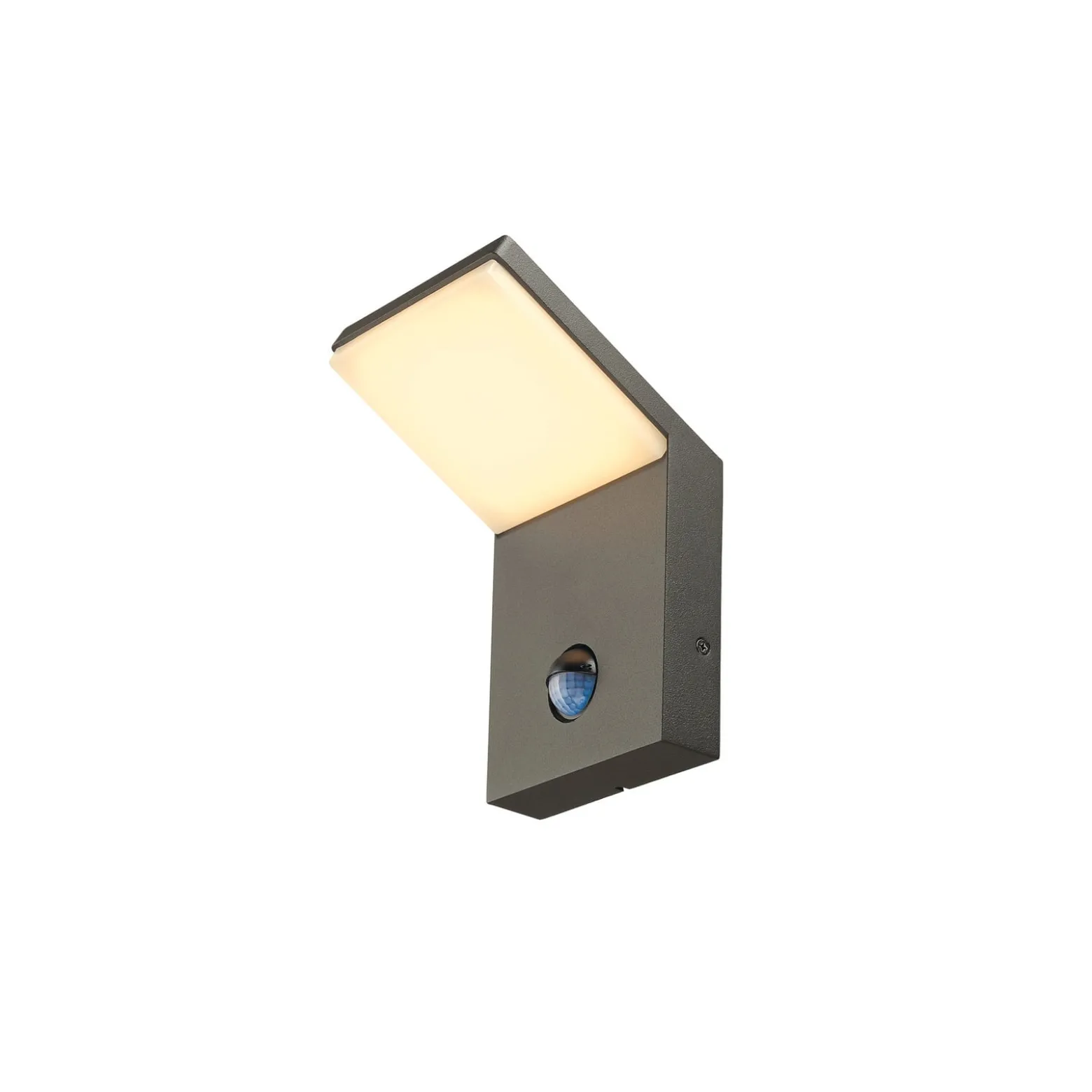 Ordi LED-seinävalaisin, antrasiitti, alumiini, leveys 10 cm, anturi