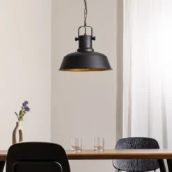 Orema-riippuvalaisin, musta, Ø 40 cm, metalli, E27