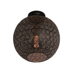 Oronero kattovalaisin, Ø 30 cm, musta/kullanvärinen, metallia