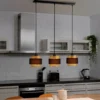OSRAM Decor Hornet -riippuvalaisin, 3-lamppuinen, musta/kultainen