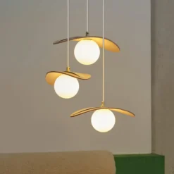 OSRAM Decor Pearl -riippuvalaisin, 3-lamppuinen, beige, huopa, G9