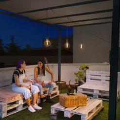 OSRAM ENDURA DECOR -valoketju, keltainen, 7 m, 3-lamppuinen, IP44