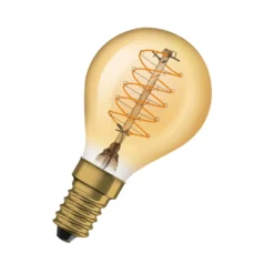 OSRAM 1906 E14 3,4 W LED-tippa 822 kultainen himmennettävä