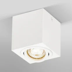 OSRAM kattokohdevalo SQUARE, valkoinen, 8 x 8 cm, metalli, GU10