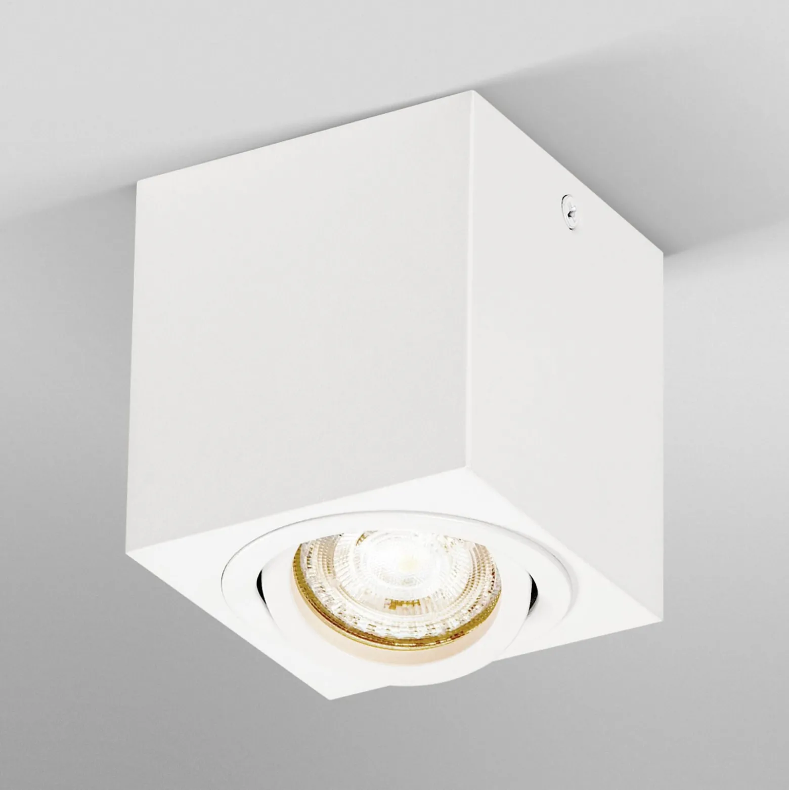 OSRAM kattokohdevalo SQUARE, valkoinen, 8 x 8 cm, metalli, GU10