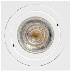 OSRAM kattokohdevalo SQUARE, valkoinen, 8 x 8 cm, metalli, GU10