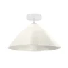 OSRAM kattovalaisin Decor Lotus Leaf, 1-lamppuinen, valkoinen, paperi, E27
