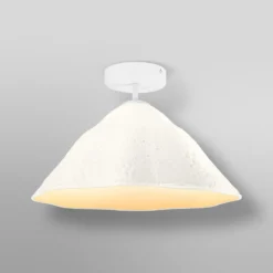 OSRAM kattovalaisin Decor Lotus Leaf, 1-lamppuinen, valkoinen, paperi, E27