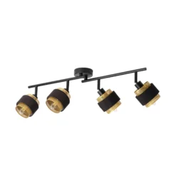 OSRAM kattovalaisin Decor Spot Hornet, 4-lamppuinen, musta/kultainen