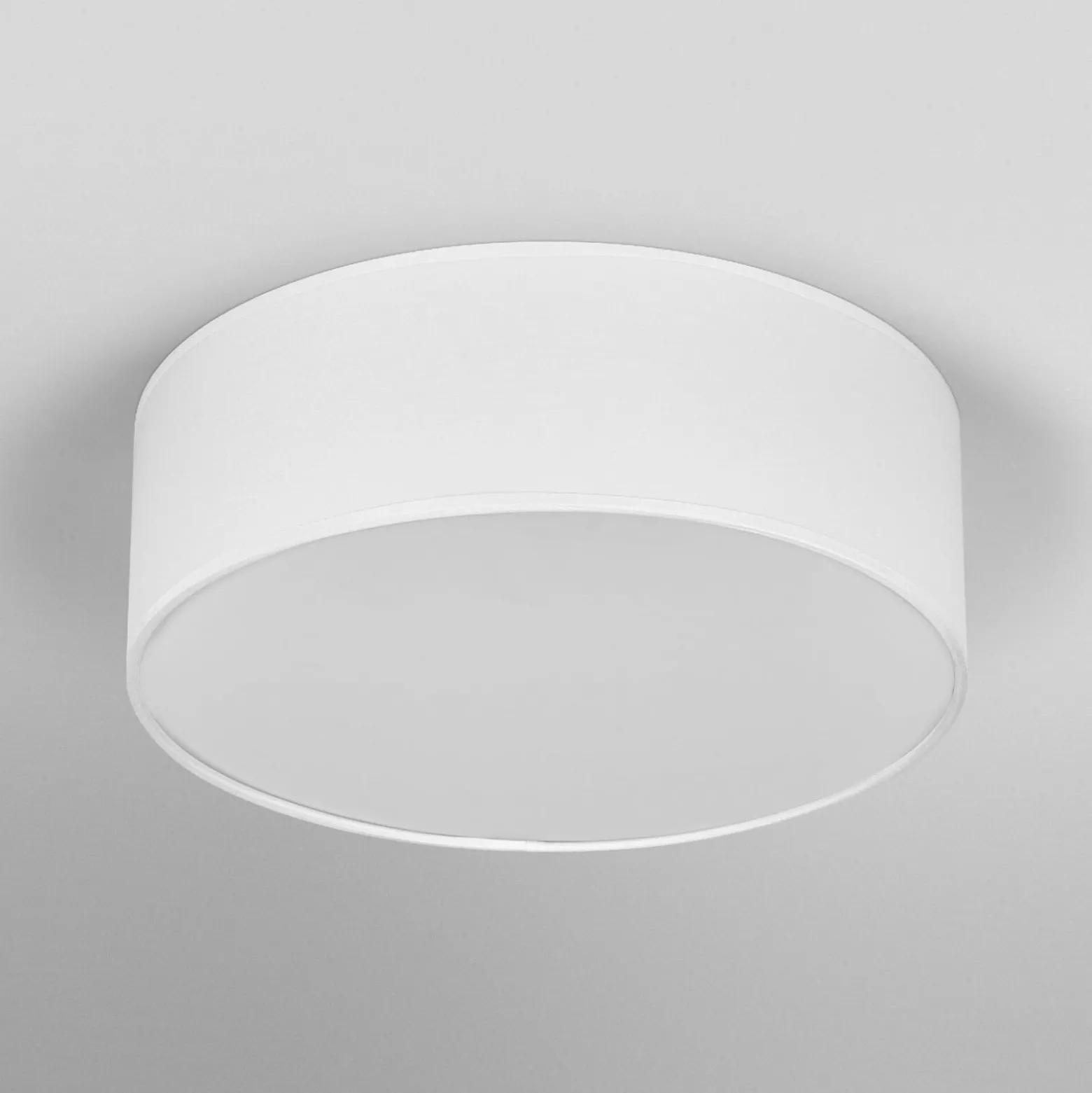OSRAM kattovalaisin ORBIS PARIS, valkoinen, Ø 30 cm, tekstiili, E27