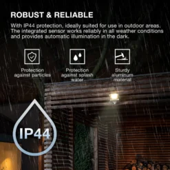 OSRAM kohdevalaisin ulos ENDURA FLOOD, harmaa, anturi 50 W 840 IP44