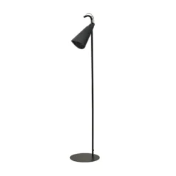 OSRAM lattiavalaisin Decor Bell, musta, teräs, E27, korkeus 120 cm
