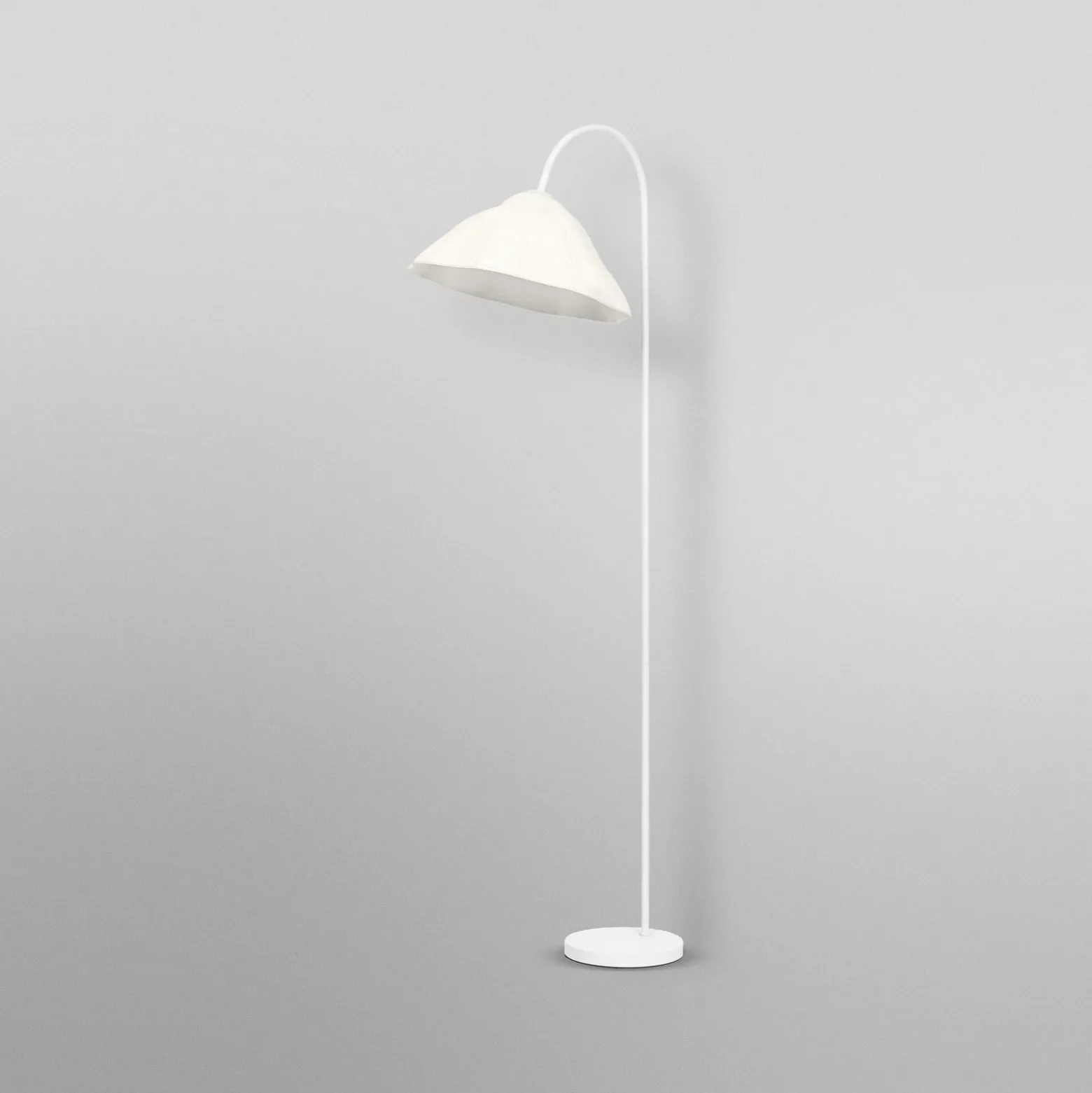 OSRAM lattiavalaisin Decor Lotus Leaf, 1-lamppuinen, valkoinen, paperi, E27