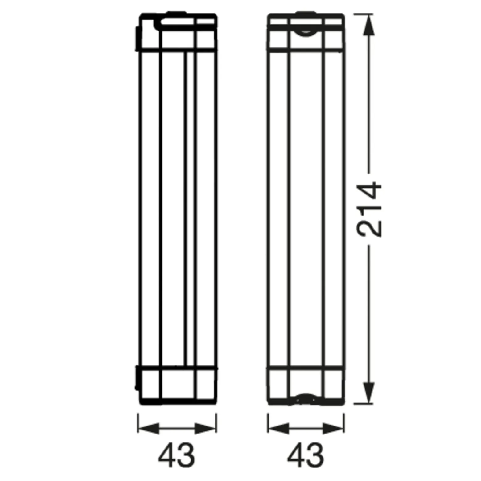 OSRAM LED-akkulamppu LINEAR TASKLIGHT valkoinen 6 500 K IP54 himmennettävä