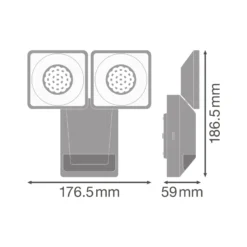 OSRAM LED-anturi ulkoseinävalaisin ENDURA PRO, valkoinen, IP55