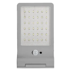 OSRAM LED-aurinkokäyttöinen ulkoseinävalaisin DOORLED, hopea, anturi IP44