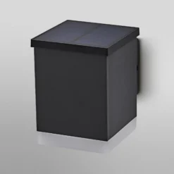 OSRAM LED-aurinkokäyttöinen ulkoseinävalaisin ENDURA STYLE QUADRO, grafiitti