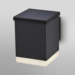 OSRAM LED-aurinkokäyttöinen ulkoseinävalaisin ENDURA STYLE QUADRO, grafiitti